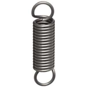 Music Wire Extension Spring, Steel, Inch, 0.24 OD, 0.034 Wire Size 