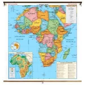  51 x 57 Africa Political Map
