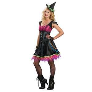   By Rubies Costumes Rockin Witch Teen Costume / Black   Size Teen