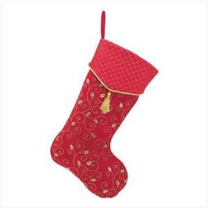  Gold Trimmed Stocking   Style 39129