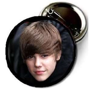  Justin Bieber image pin 1.5 High Quality Pin back Button 