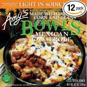 Amys Mexican Casserole Bowl, Light in Sodium, Organic, 9.5 Ounce 