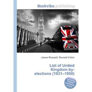  List of United Kingdom by elections (1931 1950) Ronald 