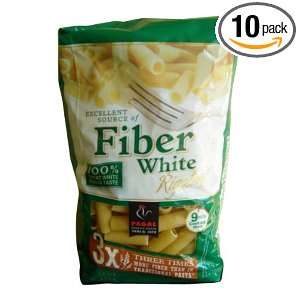 Pagal White Fiber Rigatoni, 16 Ounce Packages (Pack of 10)  