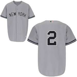  Derek Jeter New York Yankees Authentic Road Grey On Field 