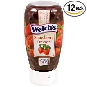 Welchs Strawberry Preserves, 16 Ounce Grocery & Gourmet Food