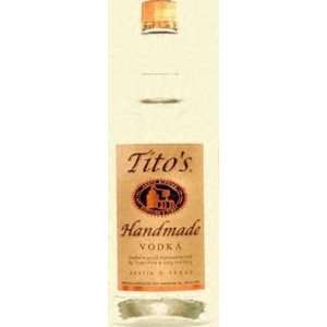  Titos Handmade Vodka 80@ 375ML Grocery & Gourmet Food