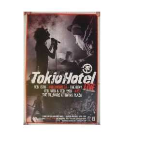  Tokio Hotel Poster Live In Hollywood Tokyo Everything 