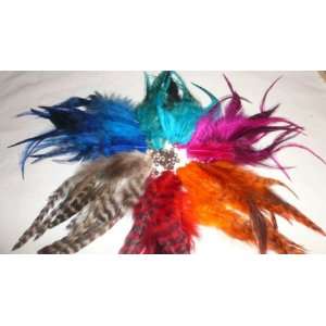  60 Colorful Grizzly Feather Hair Extensions Beauty
