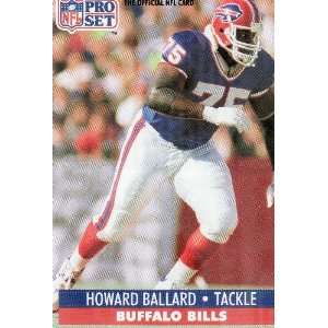 HOWARD BALLARD, Tackle, Buffalo Bills, Jersey #75, Card #73, NFL Pro 