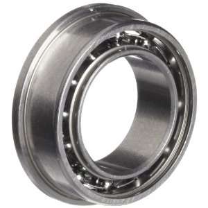 Open, Flanged, Stainless Steel, 0.0937 Bore, 0.1875 OD, 0.0937 