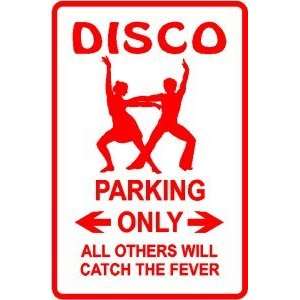  DISCO PARKING sign * street dance music hobby