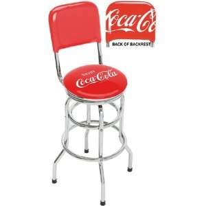  Enjoy Coca Cola Bar Seats with Backrest