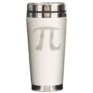  Digits of Pi Math Ceramic Travel Mug by  