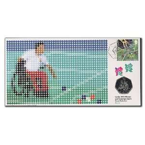  2012 Paralympic Games, Boccia Coin Cover From Royal Mail 