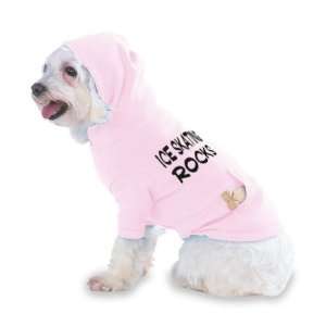 Ice Skating Rocks Hooded (Hoody) T Shirt with pocket for your Dog or 