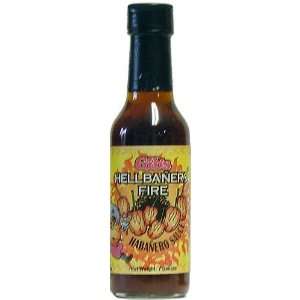 Gibs Hellbanero Fire Hot Sauce, 5 fl oz  Grocery 