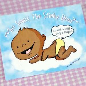  Who Smells The Stinky Doo?   Scratch n Sniff Baby Shower 