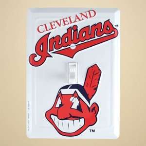  Cleveland Indians White Switch Plate Cover Sports 