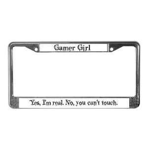 Gamer Girl Gamer License Plate Frame by  