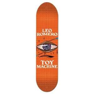 Toy Machine Brainwashed   Leo Romero Skateboard Deck   7.75 in 