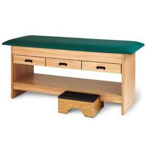 Treatment Table with Pull Out Footsool, color rodeo tan, Model 4298 