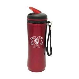 11576    25 oz. Red BPA Free Stainless Steel Bottle  