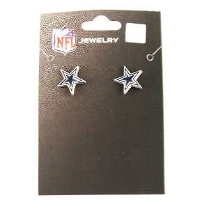  Studded NFL Earrings   Dallas Cowboys