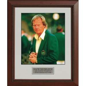  JACK NICKLAUS   SIX TIME MASTERS CHAMPION   16x20 (Frame 