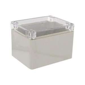 BUD Industries PN 1328 C Polycarbonate NEMA 4x Box with Clear Cover, 4 