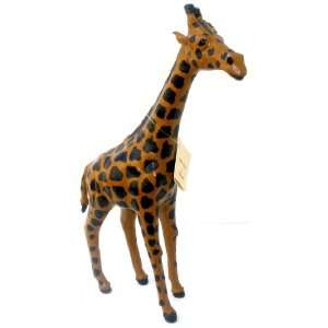  Hand Crafted Leather Covered Animal Themed Statue 
