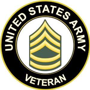  US Army Veteran Sergeant First Class Decal Sticker 3.8 6 