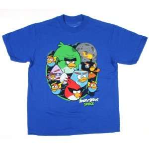 Angry Birds Space Character Group Shot Shirt Size14/16 