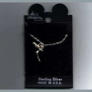  Tinkerbell Necklace Sterling Silver Disneyland Jewelry 