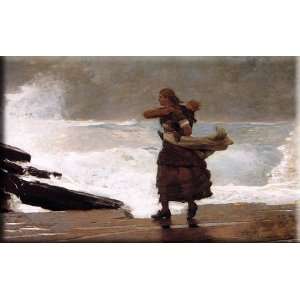  The Gale 16x10 Streched Canvas Art by Homer, Winslow