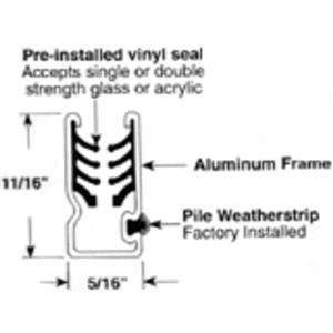  11/16x5/16x72 Ml Wn Sash