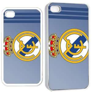  real madrid logo iPhone Hard 4s Case White Cell Phones 