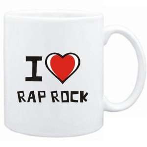  Mug White I love Rap Rock  Music