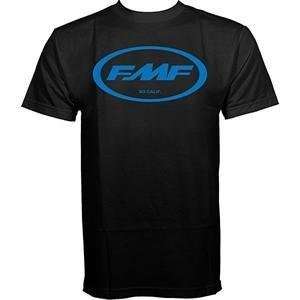  FMF Racing Classic T Shirt Black/Blue Small S 