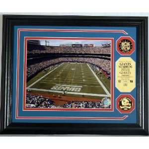  Giants Stadium Photomint with 2 24KT Gold Coins Sports 