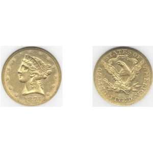  1873 $5 Liberty Gold, Open 3 
