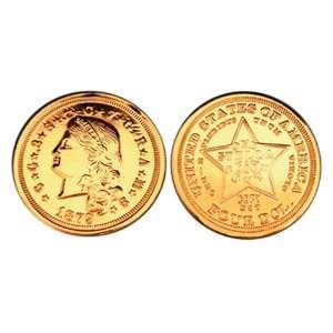 Lot of 100   1879 $4 Stella Flowing Hair Gold Coins 