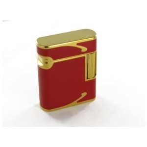  S. T. DUPONT Baalbek Chinese Lacquer & Gold Lighter 