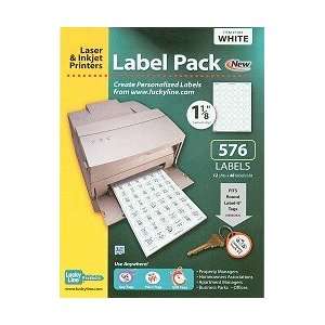  Labels for Label It Round Tags 12 Sheets 8 1/2x11 (48/sht 