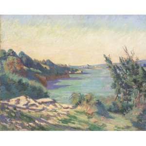   Oil Reproduction   Armand Guillaumin   24 x 20 inches   Saint Servan