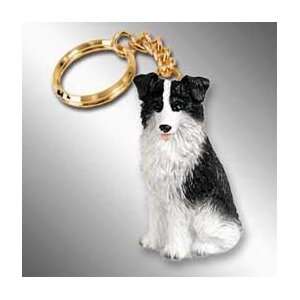  Border Collie Dog Keychain