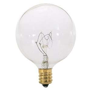  60 Watt G16 Light Bulb Clear
