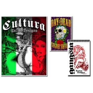Mexican Cultura & Gangsta & Day of the Dead  Three Tattoo Books (100 