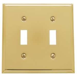   SWP476 CR003 Lifetime Polished Brass Solid Brass Double Standard Plate