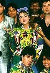 Madonna, seen here on The Virgin Tour , had a bright, girlish vocal 